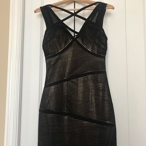 BCBG Sven Metallic Dress